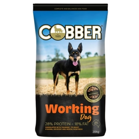 COBBER WORKING DOG DRY DOG FOOD 20KG RIDLEY 102045