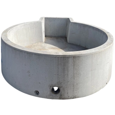 CONCRETE ROUND WATER TROUGH 6FT 1100LT (NO FLOAT) EXTERNAL FLOAT CIVIL