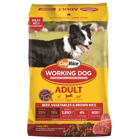 COPRICE WORKING DOG DRY DOG FOOD BEEF & VEG 20KG 6270