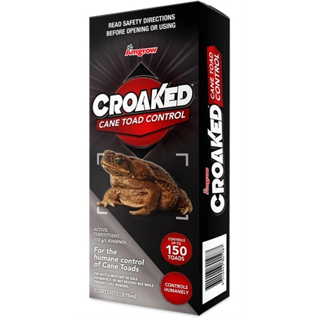 CROAKED CANE TOAD CONTROL 375ML BARMAC 80198