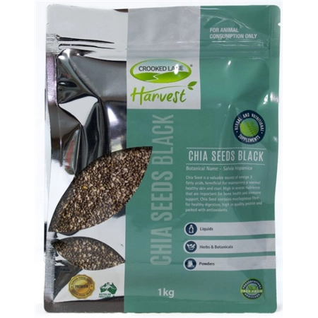 CROOKED LANE BLACK CHIA SEED 1KG 123123