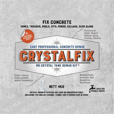 CRYSTALFIX CONCRETE REPAIR KIT 4KG MR CRYSTAL 705425