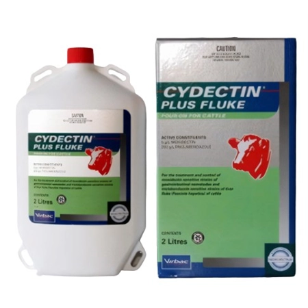 CYDECTIN POUR-ON + FLUKE 2LT VIRBAC CYPOF2W