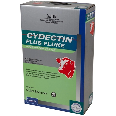 CYDECTIN POUR-ON & FLUKE 5LT GUN PACK CYPOF5WGP