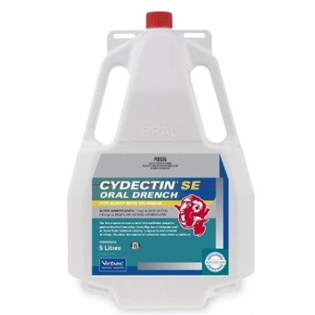 CYDECTIN SE ORAL DRENCH FOR SHEEP WITH SELENIUM 5LT VIRBAC CYORS5W