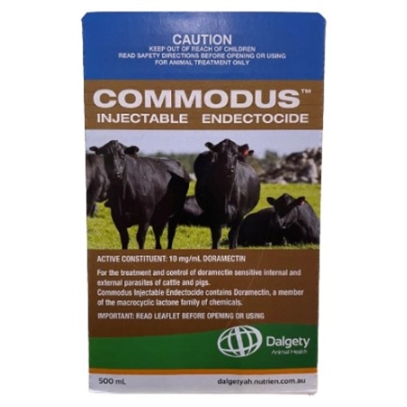 DALGATY COMMODUS INJECTION FOR CATTLE & PIGS 500ML 100738158