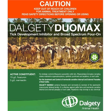 DALGETY DUOMAX POUR ON FOR CATTLE 5LT 100751602