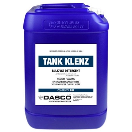 DASCO KLENZ ALKALINE BASED DETERGENT MEDIUM FOAM 20LT TK20