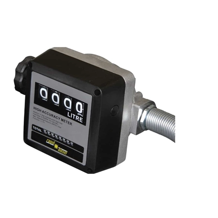 DIESEL 4 DIGIT ANALOGUE FLOW METER 000.0LT TO SUIT FLUID PUMPS TTI