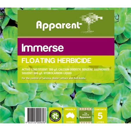 * DISCONTINUED * APPARENT IMMERSE FLOATING HERBICIDE 5LT 4514