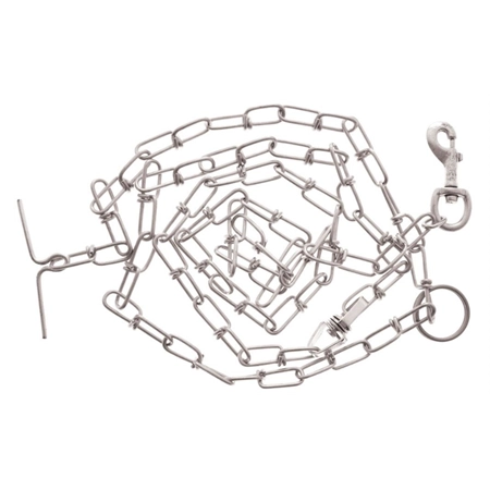 *DISCONTINUED* DOG CONTROL - DOG CHAIN STANDARD 2.3M X 3.2MM SHOOF