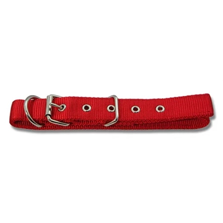 DOG COLLAR WEBBED DROVER 45CM RED BAINBRIDGE A7001-R