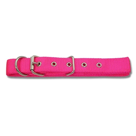 DOG COLLAR WEBBED DROVER 50CM PINK BAINBRIDGE A7002-PK