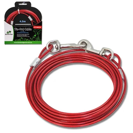 DOG CONTROL - TIE OUT CABLE 4.5M BAINBRIDGE A7033