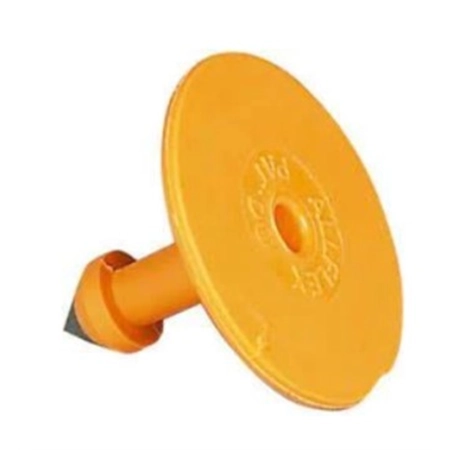 EAR TAG - LAZATAG BUTTON MALE 01OS ORANGE BLANK EACH ALLFLEX 00359