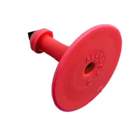 EAR TAG - LAZATAG BUTTON MALE 01RS RED BLANK EACH ALLFLEX 00216