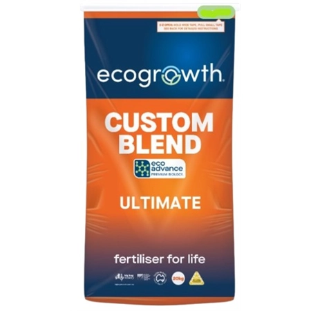 ECO GROWTH CUSTOM BLEND ULTIMATE SF14 FERTILISER 25KG BAG ES13830