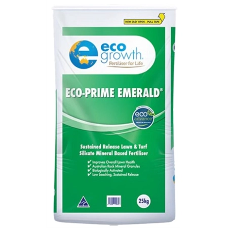 ECO GROWTH EMERALD TURF MINERAL LAWN FERTILISER 25KG BAG ES11830