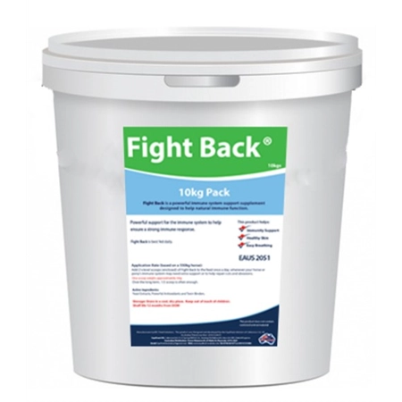 EQUIFEAST FIGHT BACK 10KG IMMUNE BOOSTING SUPPLEMENT FOR HORSE 100400