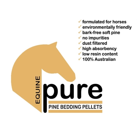EQUINE PURE PINE BEDDING PELLETS 15KG