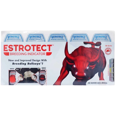 ESTROTECT HEAT BREEDING INDICATOR PATCH BLUE 50 PACK 78001-50