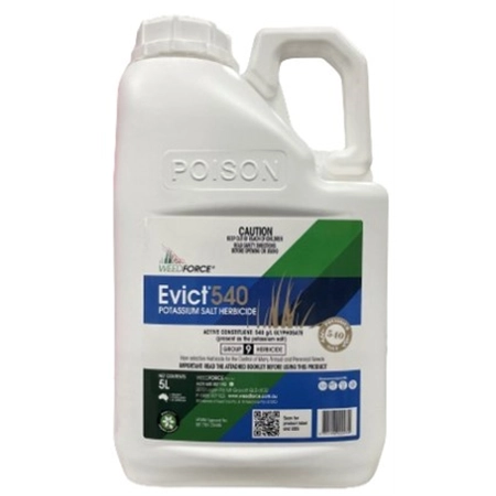 EVICT 540 POTASSIUM SALT (GLYPHOSATE) HERBICIDE 5LT WEED FORCE