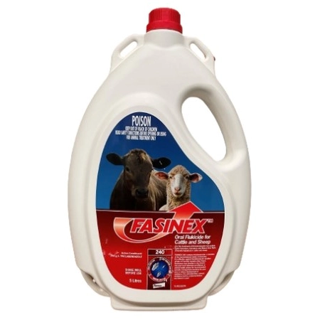 FASINEX 240 ORAL FLUKICIDE FOR CATTLE AND SHEEP 5LT ELANCO AH204505LAL