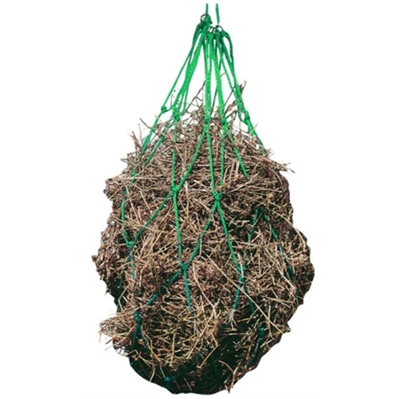 FEEDER HEAVY DUTY PLASTIC HAY NET GREEN SMALL 36