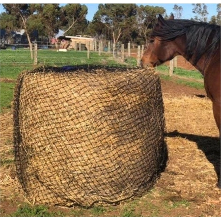 FEEDER ROUND BALE HAY NET 4' X 4' KNOTTED BAINBRIDGE A3691