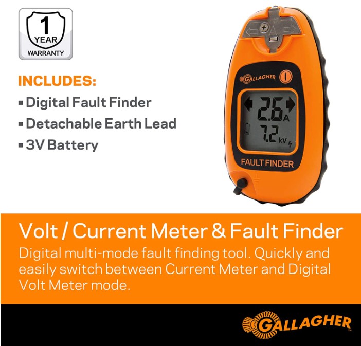 FENCE TESTER AND FAULT FINDER GALLAGHER G50905 from Tom Grady Rural  Merchandise