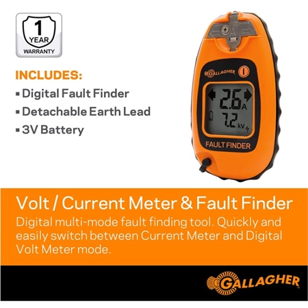 FENCE TESTER AND FAULT FINDER GALLAGHER G50905