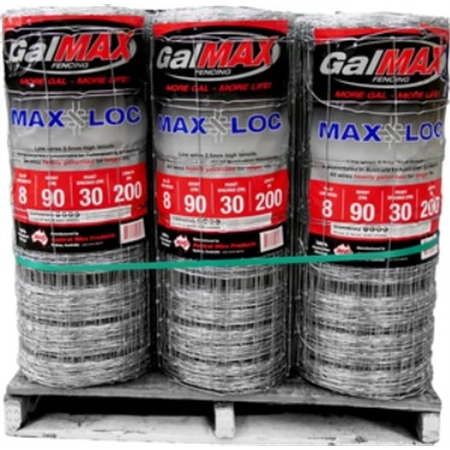 FENCING GALMAX MAXLOC TRADITIONAL HVY GAL 8/90/30 200M AUSTRAL 300740