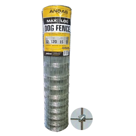FENCING MAXLOC DOG FENCE 2.0MM 12/120/15 50M ANGAS AUSTRAL 105760
