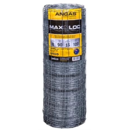 FENCING MAXLOC FIELD FENCE 2.5MM 8/90/15 100M ANGAS AUSTRAL 100735