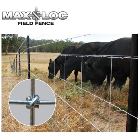 FENCING MAXLOC FIELD FENCE LITE 2MM 2.5MM T/B 8/90/15 100M ANGUS AWP