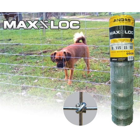 FENCING MAXLOC LITE FENCE 2.00MM 8/115/15 100M ANGAS AUSTRAL 105720
