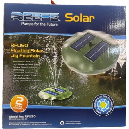 FLOATING SOLAR LILLY FOUNTAIN REEF SOLAR RFL150