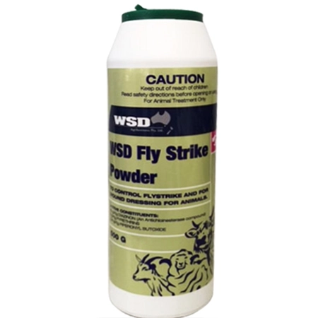 FLYSTRIKE POWDER 500GM WOUND DRESSING FOR ANIMALS WSD SF-00-SF04-0017