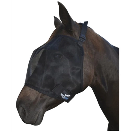 FLY VEIL STANDARD BLACK MESH PONY WILD HORSE FV1-SPONY