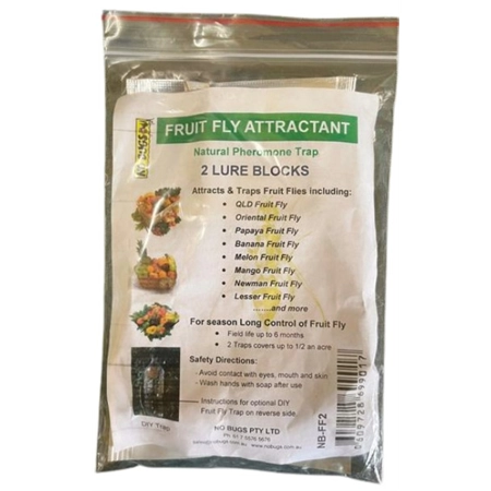 FRUIT FLY ATTRACTANT TWIN PACK NO-BUGS NB-FF2