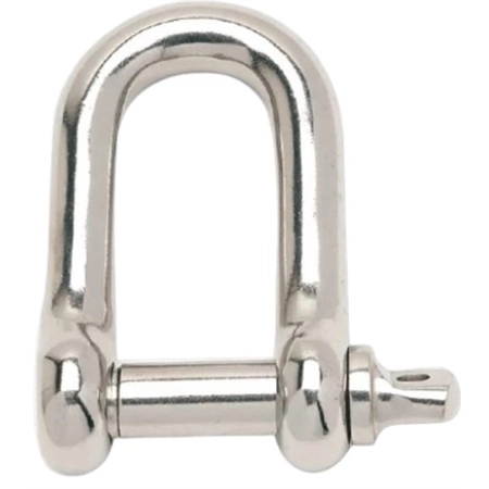 GALVANISED D SHACKLE 8MM BAINBRIDGE A3130