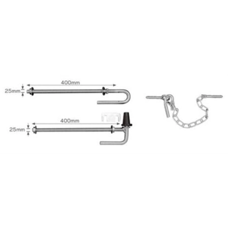 GATE FITTING GATE SET FIELD HD NBP MAX 400MM GALLAGHER GG0195