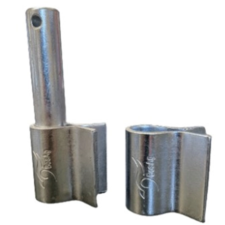 GATE FITTING WELD ON HINGE 16MM SET PIN & SOCKET BOSAG WOH16B