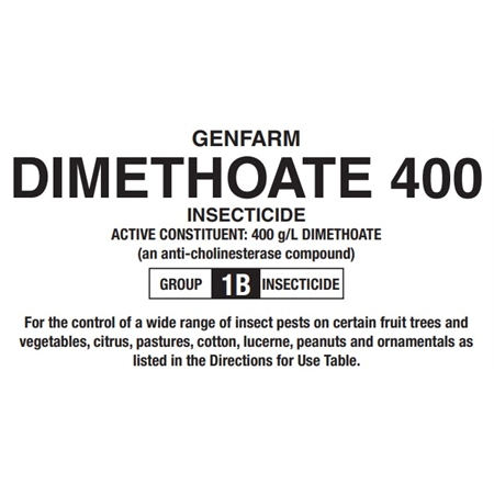 GENFARM DIMETHOATE 400 INSECTICIDE 10LT (RELYON) 10082297