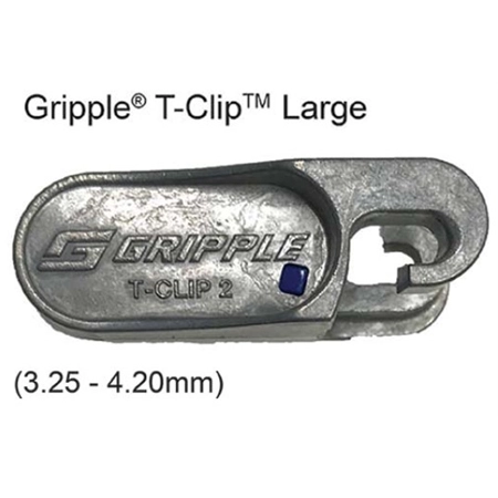 GRIPPLE T-CLIP 2 LARGE FOR BARBED & PLAIN WIRE WARATAH 323896 from Tom  Grady Rural Merchandise