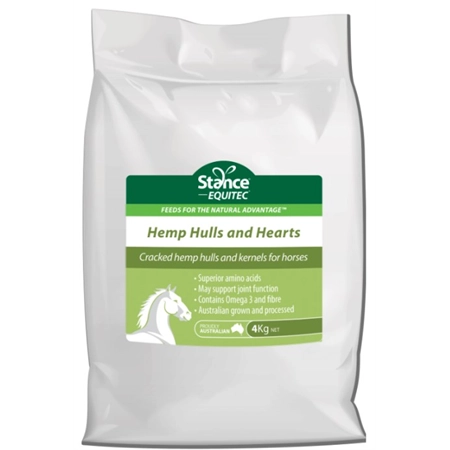 HEMP HULLS AND HEARTS 4KG STANCE EQUINE 123152