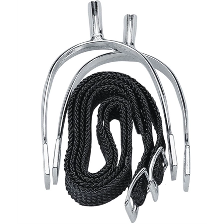 HORSE SPURS LADIES POW SPUR SET WITH STRAPS EUREKA NATEQ 8181 SP