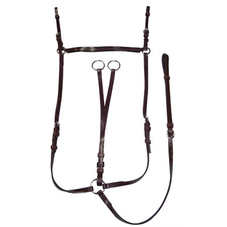 HORSE STOCKMANS PVC BREASTPLATE COB SHOWCRAFT NATEQ 8135