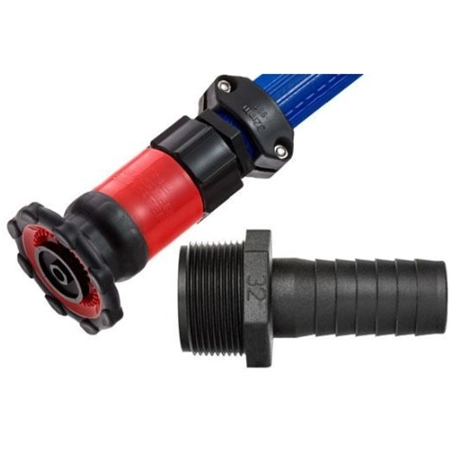 HOSE NOZZLE MASTER BLASTER 32MM WITH TAIL DAVIESWAY 0397