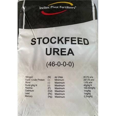 INCITEC PIVOT FERTILISERS STOCKFEED PRILLED UREA 25KG BAG 1150528201